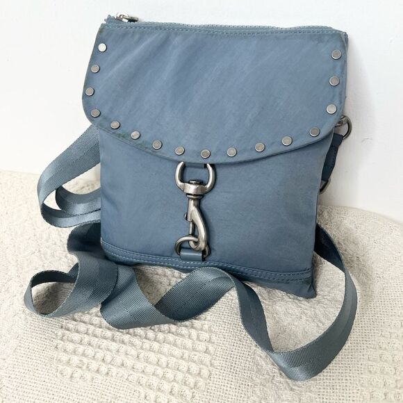 Rebecca Minkoff Blue Nylon Crossbody Bag - Picture 1 of 13